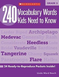 Rich Results on Google's SERP when searching for '240 Vocabulary Words Kids Need to Know Book 5'