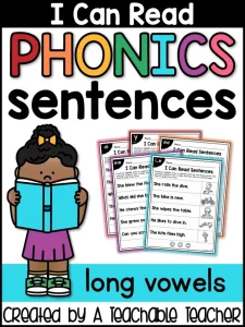 Phonics Sentences Long Vowels