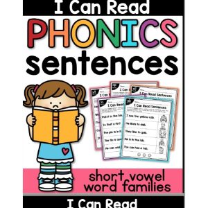 Phonics Sentences Short Vowel Word Families