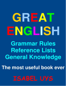 Great English Grammar Rules, Reference Lists and General Knowledge